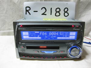 R-2188　Carrozzeria　カロッツェリア　FH-P510MD　MP3　MDLP　2Dサイズ　CD&MDデッキ　補償付き