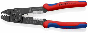 ◆未使用 ドイツ製工具 KNIPEX クニペックス 圧着ペンチ クリンピングプライヤー 9721-215B