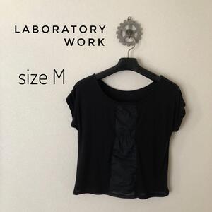 LABORATORY WORK ラボラトリーワーク デザイン Tシャツ 黒 M