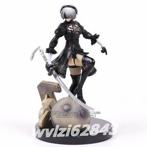 FU023: 在庫わずか★人気★Nier automata 14cmフィギュア yorha 2b no.2タイプbのおもちゃ 収集可能なソードモデル