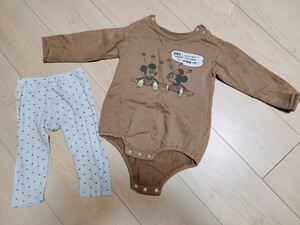 ロンパース ベビー服 男の子 長袖 子供服 キッズ　DISNEY　apres les cours まとめて　キャラクター　秋　冬　着替え　セット