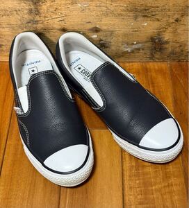 CONVERSE ALL STAR GF SLIP-ON size:23.5cm NAVY / コンバース オールスター GF スリップオン レザー スリッポン GOLF ゴルフ ネイビー