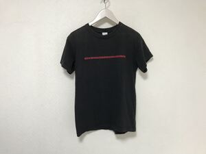 本物アルマーニエクスチェンジARMANI AXコットンロゴプリント半袖TシャツメンズグレーストリートビジネススーツサーフXS黒アメリカ製