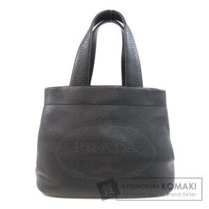 PRADA プラダ 1BG390 パンチングロゴ トートバッグ カーフ レディース 中古