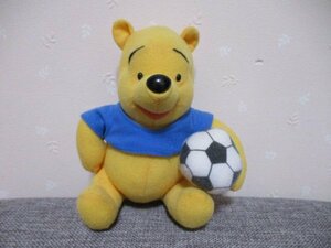 「可愛い　プーさん　サッカーボール　♪　40322」