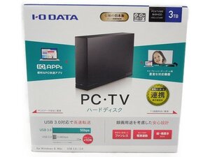 アイ・オー・データ IODATA USB3.0対応 外付けHDD 3TB テレビ録画 HDCL-UT3.0KF ブラック 保証有