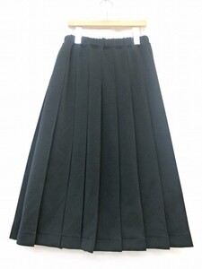 COMME des GARCONS コムデギャルソン プリーツスカート ブラック S OX-T023 AD2023 ポリエステル100% 裙子 Skirt