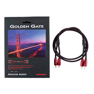 【中古】 audioquest オーディオケーブル GOLDEN GATE RCA-RCA 1M 両側 RCA端子 1メートル オーディオクエスト ゴールデンゲート