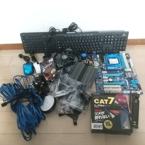 パソコン パーツ マザーボード cat7 lanケーブル CPUファン Intel エレコム マウス キーボード asus hb bridge gigabyte クーラー kryonaut