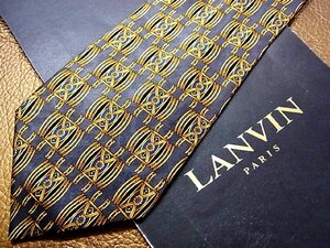 ★良品★3R04350【LANVIN】ランバン「装飾 柄」ネクタイ