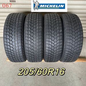 ミシュラン MICHELIN X-ICE SNOW 205/60R16 2021年製造　スタッドレス 冬タイヤ　中古4本セット