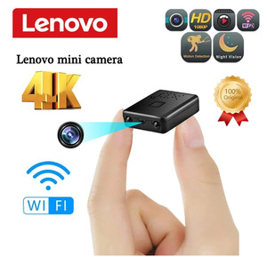 Lenovo-防犯・防水ミニカメラ,ホームプロテクション,ビデオレコーダー,フルHD, 4k,wifi,5g,暗視