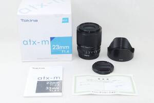 ★良品★Tokina トキナー atx-m 23mm f1.4 フジX フジフィルム 富士フィルム 元箱付き♪