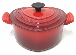 1S199□■LE CREUSET ルクルーゼ ココット ダムール 25C1-02 チェリーレッド 2L■□【ニューポーン】