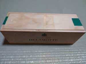 CHAMPAGNE　DELAMOTTE　シャンパーニュ　ドゥラモット　ワイン木箱　空き箱