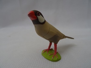 海洋堂×タカラ 「文鳥」シナモン フィギア チョコQ Pet Animals Series 3 