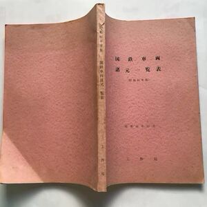 昭和44年版国鉄車両諸元一覧表/1969年10月◆工作局/蒸気 電気 ディーゼル機関車/客車/電車/ディーゼル動車/貨車/事業用車両/新幹線車両