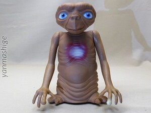 96年製ビンテージ RESAURUS製 E.T.ソフビ ハンドパペット 蓄光