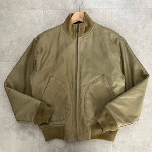 ●【アメカジ】美品 HOUSTON ヒューストン Tank Comanders Jacket タンカース ジャケット M-1941 ミリタリー レプリカ 5432/軍物/36R