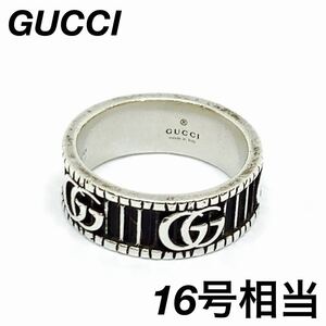 GUCCI ダブルg 16号相当 リング 指輪 0364s11.