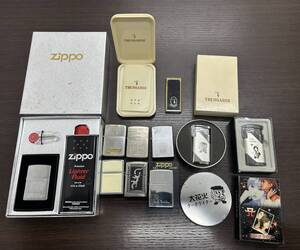 ＃9488A ZIPPO ライターまとめ 計10本 箱付きありオイル缶付きあり ZIPPO7点 他3点 ポールスミス TRUSSARDI トカゲ ターボライターなど