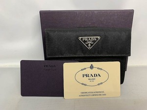 期間限定セール プラダ PRADA 2つ折り財布/ナイロン/BLK/メンズ M523