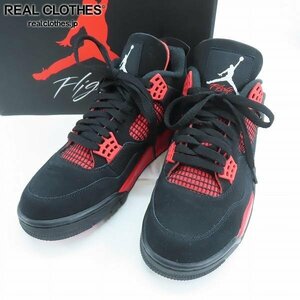 NIKE/ナイキ AIR JORDAN 4 RETRO/エアジョーダン4 レトロ レッドサンダー CT8527-016/28 /080