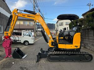 ヤンマー◆YANMAR ◆VIO35-6◆倍速◆ 配管◆4WAY◆油圧ハサミ新品◆クイックヒッチ◆バケット付き◆ゴムクローラー新品◆ユンボ◆愛知県発