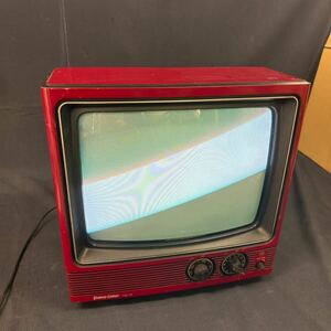 ◆昭和レトロ national/ナショナル カラーテレビ TH14-N9 IC・トランジスタ式 1982年製 7-12月期 ブラウン菅 アンティーク 199-12