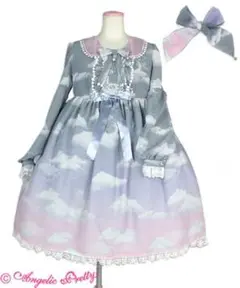 angelic pretty misty sky ワンピースセット　グレー