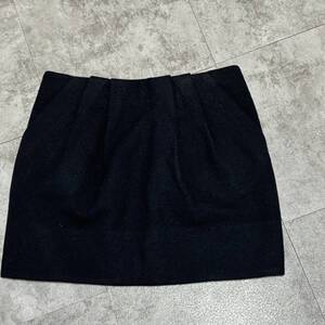 ★【美品】MARNI マルニ ウールスカート ネイビー イタリア製 38size