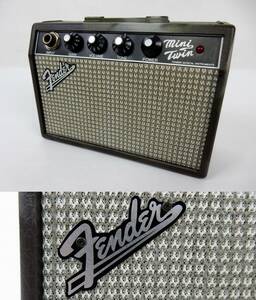 【Fender】 フェンダー MUSICAL INSTRUMENTS Mini Twin ミニアンプ MT-10 通電/出音確認 中古品 JUNK扱い 現状渡し 一切返品不可で！