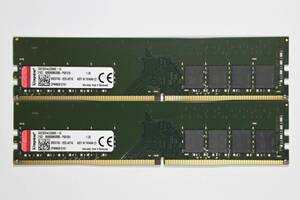 動作保証★メモリー PC4-25600 DDR4-3200 32GB(16GBx2)Kingston エラー無★061