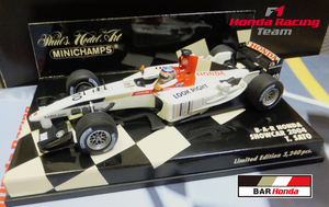 ★PMA MINICHAMPS BAR-Honda SHOWCAR 2004 T.Sato Limited Edition 3,240pcs.