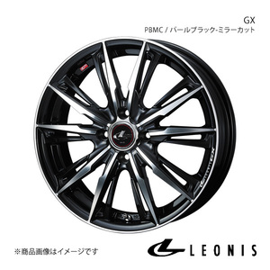 LEONIS/GX フィット/フィットアリア GD1/2/3/4/5/6/7/8/9 アルミホイール1本【17×6.5J 4-100 INSET42 PBMC】0039349