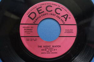 ★US盤 EP★　Red Foley - The Night Watch / Whwn You Come To The End Of The Day 1955