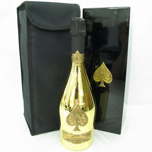 1円～【未開栓】ARMAND DE BRIGNAC アルマン・ド・ブリニャック ブリュット ゴールド シャンパン 750ml 12.5% ケース付き 11632745 0802