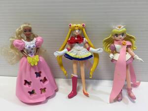 ○【フィギュアまとめ】セーラームーン/ナースエンジェルりりかSOS/バービー人形 マテル おもちゃ コレクション(NF241123)533-59-①(40)