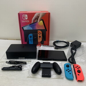 MIN【現状渡し品】NINTENDO SWITCH 有機ELモデル ネオンブルー ネオンレッド HEG-S-KABAA 任天堂 スイッチ〈034-241219-AB-05-YOK〉