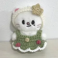 クリスマス　ツリー　帽子セット　skzoo 10cm ぬい服　ジニレット