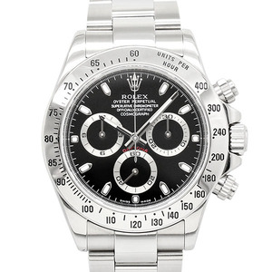 ロレックス ROLEX デイトナ 116520 ブラック文字盤 F番 SS メンズ腕時計 自動巻き DAYTONA 40mm 生産終了モデル 男性 ブランド