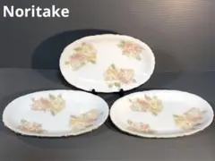 ♦︎Noritake コンテンポラリー♦︎金彩ローズプレート3枚