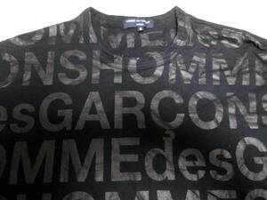 完売品　COMME des GARCONS homme 長袖Tシャツ　コムデギャルソンオム　アーカイブ　ロゴ