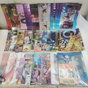 大量!! アニメ A4クリアファイル【 PSO2・銀魂・テイルズオブ・最遊記・アクセルワールド・ARIA・ワンピース 他 】30点セット 未使用多