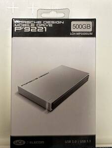 【未開封】ポルシェデザイン ラシー Lacie Mobile Porsche USB2.0 500GB LCH-MPS500U/M ポータブルHDD MAC Timemachine対応 windows