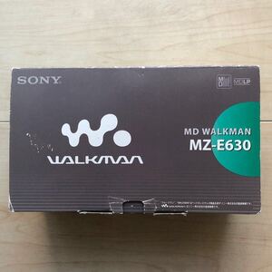 SONY MD WALKMAN MZ-E630/WC ソニー MDウォークマン ポータブルミニディスクレコーダー 付属品完備(未使用)