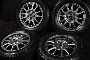 ★新品同様 195/65R15 国産DUNLOP アルミ付スタッドレス オーリスアイシスエスクァイアノアヴォクシーセレナステップワゴンエディックス等