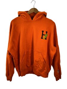 HUF◆HUF X CARROTS HOODED FLEECE/パーカー/XL/コットン/ORN/無地/fl00221