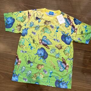 新品　TDR　バグズライフ　総柄　半袖Tシャツ　男女兼用S　東京ディズニーリゾート　送料185円