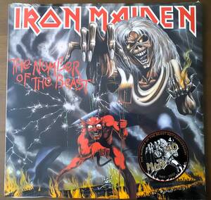 新品　IRON MAIDEN　アイアン・メイデン　The Number Of The Beast (40周年記念盤）　2022年 再発盤 重量盤 LP レコード